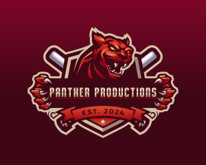 Panther Baseball Club logo design