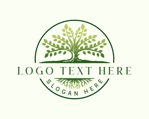 Elegant Tree Roots logo