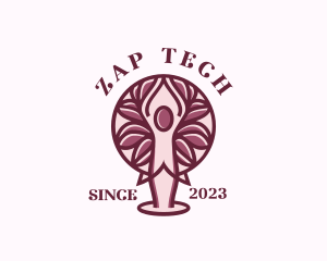 Yoga Wellness Tree Logo