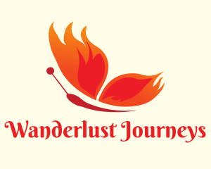 Flaming Butterfly Garden Logo