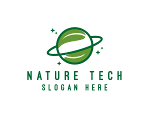 Environmental Leaf Planet  logo design