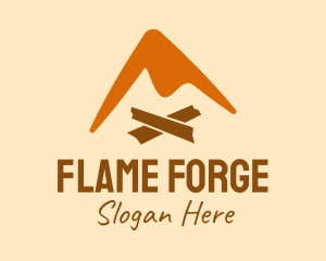 Outdoor Camping Bonfire logo