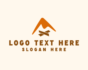 Outdoor Camping Bonfire logo