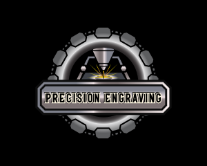 Laser Engraving Fabrication logo design