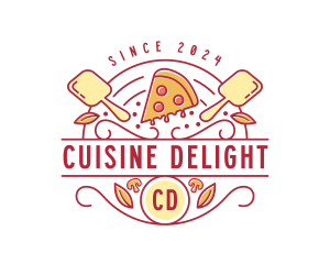 Italian Pizza Diner Gastropub logo design