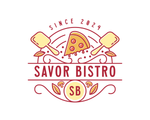 Italian Pizza Diner Gastropub logo design