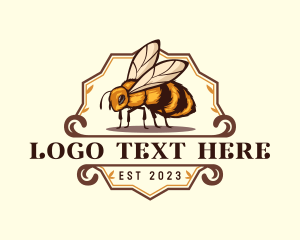 Honey Bee Insect logo