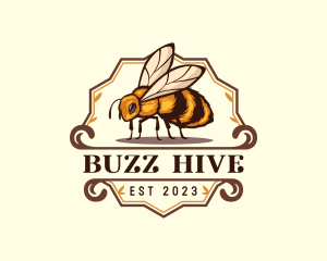 Honey Bee Insect logo design