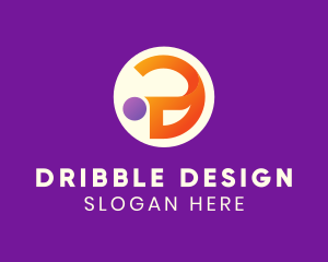 Abstract Letter D logo design