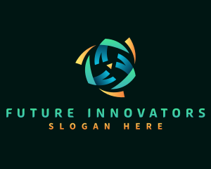 Digital Technology Innovation logo design