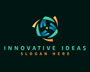 Digital Technology Innovation logo design