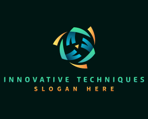 Digital Technology Innovation logo design