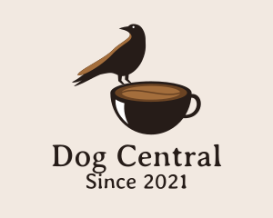 Crow Coffee Cup logo design