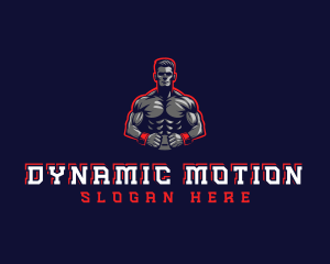 Athlete Muscle Man logo