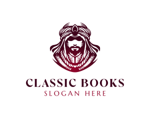Traditional Bedouin Man logo