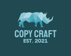 Rhino Paper Craft  logo design