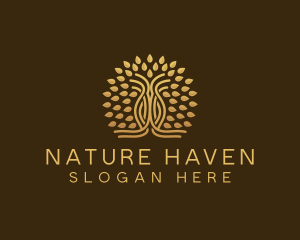 Nature HorticultureTree  logo design