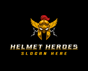 Helmet Viking Warrior logo design
