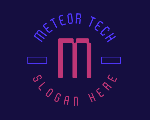 Neon Technology Software  logo design