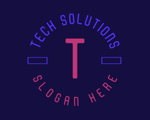 Neon Technology Software  logo design