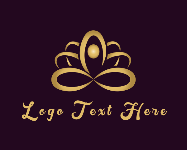 Gold Lotus Yoga logo