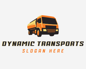 Tanker Truck Transportation  logo design