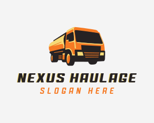 Tanker Truck Transportation  logo design