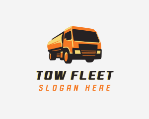 Tanker Truck Transportation  logo design