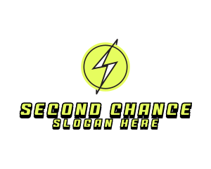 Lightning Thunder Letter S logo design