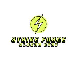 Lightning Thunder Letter S logo design