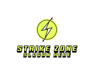 Lightning Thunder Letter S logo design