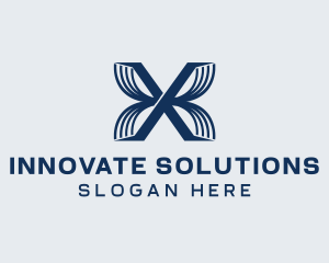 Tech Innovation Letter X logo