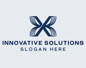 Tech Innovation Letter X logo