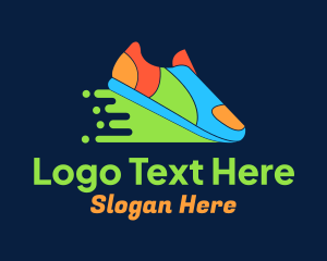 Fast Colorful Shoes Logo