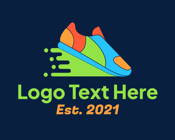 Running Shoes logo example 1