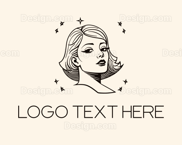 Beauty Woman Hair Logo