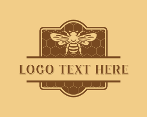 Natural Honeycomb Bee logo