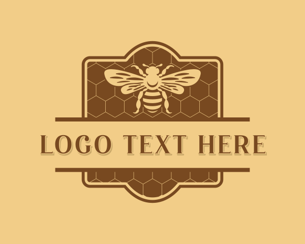 Bee logo example 3