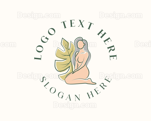 Organic Nude Woman Logo