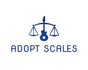 Legal Scale Guitar logo design