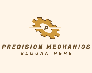 Mechanical Engineering Cogwheel logo design