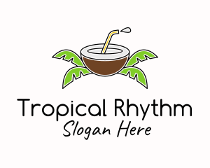 Coconut Juice Tropic  logo