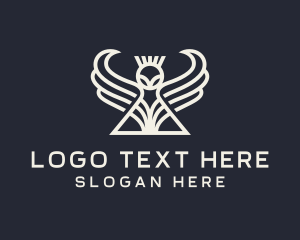 Angle - Winged Alien Creature logo design