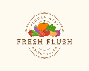 Healthy Vegetable Market logo design