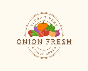 Healthy Vegetable Market logo design