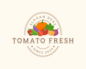 Healthy Vegetable Market logo design