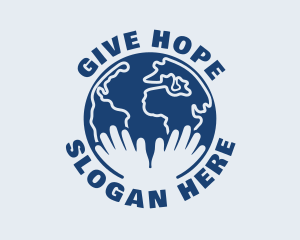 Global Hands Support logo design