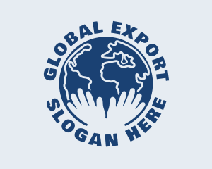 Global Hands Support logo design