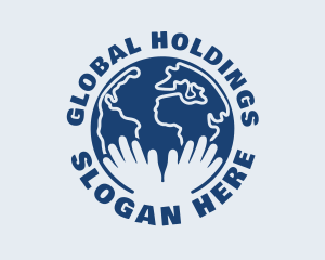 Global Hands Support logo design