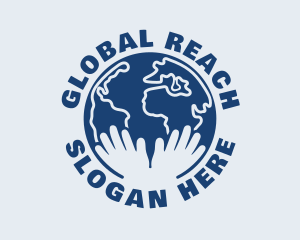 Global Hands Support logo design